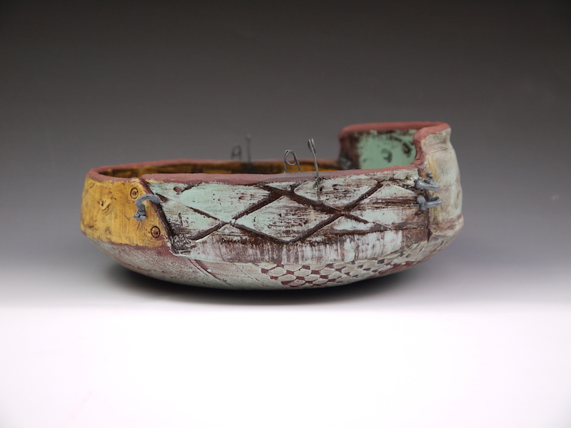 Ceramic vessel-04-Side-shallowbowl shape.2018